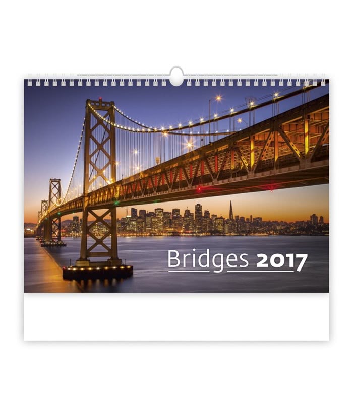 Wall calendar Bridges 2017