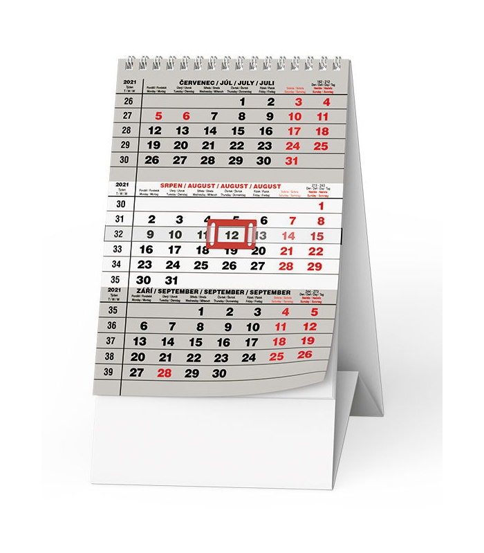 Table Calendar Mini Trimesicni 21